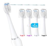 NYTCNHO Cabezales de repuesto para cepillo de dientes compatibles con WaterPik Sonic Fusion SF01/SF02 y Sonic Fusion 2.0 SF03/SF04, paquete de 4 cabezales de repuesto profesionales para Waterpik con