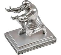 NYTGHYT Figura de caballero arrodillado medieval con espada de caballero para abrecartas, soporte para bolígrafos, soporte para bolígrafo de caballero, accesorio exclusivo para el hogar, accesorio de