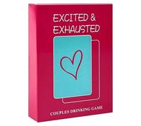 Nyutcwe Juego de Cartas de Parejas, Juegos de Parejas emocionados y agotados, Juegos de Cita romántica, diversión fomentando la pasión por el Juego de Cartas
