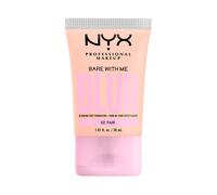 NYX Professional Makeup Bare with Me Blur Skin Tint, Base de maquillaje difuminadora, Hidratación hasta 12H, Acabado Mate, Tono: Fair