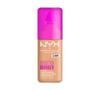NYX Professional Makeup Make 'Em Wonder, Base de Maquillaje Mate, Resiste hasta 24H, Unifica e Hidrata la Piel, Infusionada con Vitamina C y Ácido Hialurónico, Fórmula Vegana, Tono: Nude