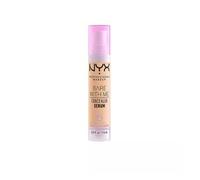 NYX Professional Makeup Bare With Me Serum Corrector, Natural, Cobertura Media, Beige, 9,6ml