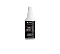 NYX Professional Makeup Primer en spray de efecto rápido First Base para todo tipo de pieles, Translúcido, 60 ml