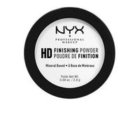 NYX PROFESSIONAL MAKEUP - Polvos compactos HD Finishing Powder, acabado mate transparente y sedoso, efecto difuminador de poros, 2,8g