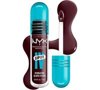 NYX Professional Make Up Lip IV Brillo de Labios, Mauve N' Moist! | Color y Brillo Efecto Húmedo, Hasta 12H de Hidratación, Con Vitamina B12 y Magnesio, Lip IV Hydrating Gloss Stain