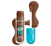NYX Professional Make Up Lip IV Brillo de Labios, Splash N Spice | Color y Brillo Efecto Húmedo, Hasta 12H de Hidratación, Con Vitamina B12 y Magnesio, Lip IV Hydrating Gloss Stain