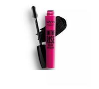 NYX Professional Makeup Máscara de pestañas On The Rise Volume Liftscara, Volumen instantáneo, Aplicador de elastómero, 10 ml, Color: Negro Mate