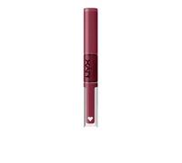 NYX Professional Makeup Shine Loud, Pintalabios permanente con Brillo, Larga duración 16H, Never Basic