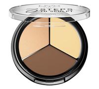 NYX Professional Makeup 3 Steps to Sculpt Contouring & Iluminador, Light | Esculpido Facial en 3 Pasos en 1 Sola Paleta, Tres Tonalidades y Acabados, Texturas Ligeras y Cremosas, 3 Steps to Sculpt