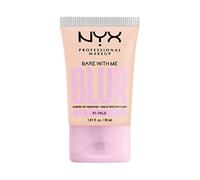 NYX Professional Makeup Bare with Me Blur Skin Tint, Base de maquillaje difuminadora, Hidratación hasta 12H, Acabado Mate, Tono: Pale