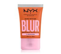NYX Professional Makeup Bare with Me Blur Skin Tint, Base de maquillaje difuminadora, Hidratación hasta 12H, Acabado Mate, Tono: Medium Dark