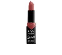 NYX PROFESSIONAL MAKEUP Barra de Labios Mate de Larga duración y Cobertura Total Suede Matte Lipstick Tono 5 Brunch Me Color Nude, Mujer, Talla única