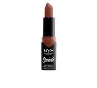 NYX PROFESSIONAL MAKEUP Barra de Labios Mate de Larga duración y Cobertura Total Suede Matte Lipstick Tono 4 Free Spirit Color Nude, Mujer, Talla única