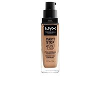 NYX Professional Makeup Base de maquillaje Can't Stop Won't Stop Full Coverage Foundation, Larga duración, Waterproof, Fórmula vegana, Acabado mate, Tono: Neutral Buff
