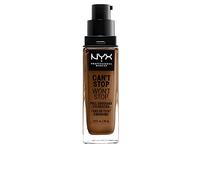 NYX Professional Makeup Base de maquillaje Can't Stop Won't Stop Full Coverage Foundation, Larga duración, Waterproof, Fórmula vegana, Acabado mate, Tono: Sienna