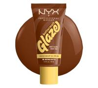 NYX Professional Makeup Base de Maquillaje Iluminadora Buttermelt Glaze, Acabado Natural y 12H de Duración, Con SPF 30, Para Todo Tipo de Piel, Tono: 08 Nutmeg Butta