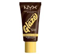 NYX Professional Makeup Base de Maquillaje Iluminadora Buttermelt Glaze, Acabado Natural y 12H de Duración, Con SPF 30, Para Todo Tipo de Piel, Tono: 10 Chocolate Butta