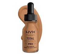 NYX Professional Makeup Base de maquillaje líquida Total Control Pro Drop, Dosificación precisa, Cobertura modulable y personalizable, Fórmula vegana, Acabado natural, 13 ml, Tono: 14 Golden Honey