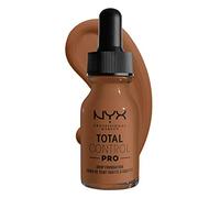 NYX Professional Makeup Base de maquillaje líquida Total Control Pro Drop, Dosificación precisa, Cobertura modulable y personalizable, Fórmula vegana, Acabado natural, 13 ml, Tono: 17 Cappuccino