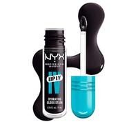 NYX Professional Makeup Brillo de Labios Hidratante, Color y Brillo Efecto Húmedo, Hasta 12H de Hidratación, Con Vitamina B12 y Magnesio, Lip IV Hydrating Gloss Stain, Tono: Grape Gushin'