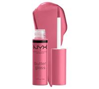 NYX Professional Makeup Butter Gloss Brillo de Labios, Angel Food Cake | Labios Suaves y Flexibles, Textura Cremosa, Cobertura Modulable, Aplicación Fundente, Sensación No Pegajosa, Butter Gloss