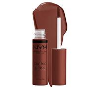 NYX Professional Makeup Butter Lip Gloss Brillo de Labios, Brownie Drip | Labios Suaves y Flexibles, Textura Cremosa, Cobertura Modulable, Aplicación Fundente, Sensación No Pegajosa, Butter Gloss