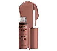 NYX Professional Makeup Butter Lip Gloss Brillo de Labios, Butterscotch | Labios Suaves y Flexibles, Textura Cremosa, Cobertura Modulable, Aplicación Fundente, Sensación No Pegajosa, Butter Gloss