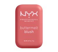 NYX PROFESSIONAL MAKEUP Rubor en polvo Buttermelt, resistente a la decoloración y a la transferencia, hasta 12 horas de uso, fórmula vegana - Feeling Butta