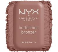 NYX Professional Makeup Buttermelt Bronceador en Polvo, Butta Me Up | Enriquecido con Manteca de Karité, Mango, y Almendras, Hasta 12H de Duración, Fórmula Cremosa, Buttermelt