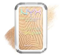 NYX Professional Makeup Buttermelt Highlighter, Iluminador en Polvo, Fórmula Resistente a Transferencias con Manteca de Mango, Karité y Almendra para un Glow Radiante, 12 Horas, Glaze it butta