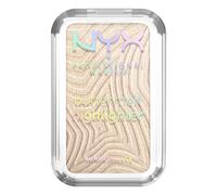 NYX Professional Makeup Buttermelt Highlighter, Iluminador en Polvo, Fórmula Resistente a Transferencias con Manteca de Mango, Karité y Almendra para un Glow Radiante, 12 Horas, Bright y Butta
