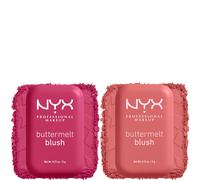 NYX Professional Makeup Buttermelt Powder Blush up to 12H Wear Blush Bundle (Various Shades) - Butta Than Before
