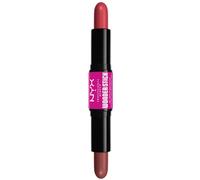 NYX Professional Makeup Colorete Wonder Stick en barra cremosa de doble punta 2x4g 03 Coral and Deep Peach