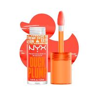 NYX Professional Makeup Duck Plump, Brillo de Labios, Efecto Volumen Instantáneo, Con Jengibre Picante, Fórmula Vegana, Tono: Peach Out