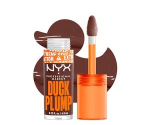 NYX Professional Makeup Duck Plump, Brillo de Labios, Efecto Volumen Instantáneo, Con Jengibre Picante, Fórmula Vegana, Tono: Twice The Spice