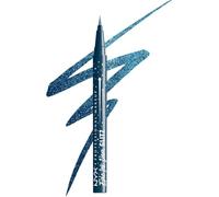 NYX Professional Makeup Epic Ink Glitz Delineador Líquido, Denim Dazzle | Acabado Metálico con Glitter, Punta Ultraprecisa, Textura Fluida, Pigmentación Intensa, Duración 24H, Vegano, Epic Ink Glitz