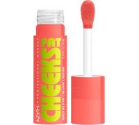 NYX Professional Makeup Fat Cheeks Juicy Blush, 08 Blueberry Burst, 8ml | Colorete Líquido con Acabado Glossy, Hidratación Prolongada, Color Intenso 12 Horas, Fat Cheeks