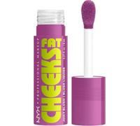 NYX Professional Makeup Fat Cheeks Juicy Blush, 08 Blueberry Burst, 8ml | Colorete Líquido con Acabado Glossy, Hidratación Prolongada, Color Intenso 12 Horas, Fat Cheeks