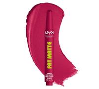 NYX Professional Makeup Fat Matte Matte Lip Balm Hibiscus Hug | Bálsamo Labial de Acabado Mate, Color Intenso, Textura Confortable, Uso Diario, Fat Matte Lip Balm