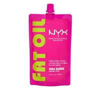 NYX Professional Makeup, Fat Oil Body Lotion, Crema Corporal Ligera con Hidratación Prolongada, Absorción Rápida, Textura Suave y Acabado Aterciopelado Dejando la Piel Flexible y Luminosa, Transparent