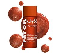 NYX Professional Makeup Fat Oil Body Oil Mini, 24 HR Hydration, Glowy Finish, Caramelt Mami