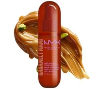 NYX Professional Makeup, Fat Oil Body Spray, Bruma Hidratante de Alto Brillo para Cuerpo, con Textura Ligera, Aroma Envolvente y Acabado Luminoso que Realza la Piel en cada Aplicación, Caramel Mami