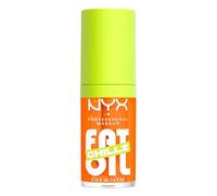 NYX Professional Makeup, Fat Oil Lip Drip, Aceite Labial Hidratante 12H, con Escualano, Frambuesa y Zarzamora. Brillo Gloss No Pegajoso, Fórmula Vegana, Citrus Chiller