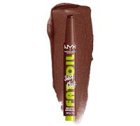 NYX Professional Makeup Fat Oil Slick Click, Bálsamo Labial Brillante Hidratante, Para unos Labios Heavys, 12h de Hidratación, Con Aceites de Aguacate, Frambuesa y Mora, Tono: Trending Topic, 2 g