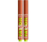 NYX Professional Makeup, Fat Oil Slick Click, Bálsamo Labial con Aceite de Aguacate, Frambuesa y Zarzamora Nórdica. Hidratación 12H, Brillo Natural, Textura Ligera y Fórmula Vegana, Feedworthy