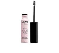 NYX Professional Makeup Fijador de Cejas Bare with Me, Para dar Forma, Fijación Suave a Firme, Aceite Acondicionador de Semillas de Cáñamo, Acabado Transparente
