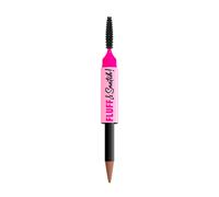 NYX Professional Makeup Fluff & Snatch Lápiz de Cejas, 01 Ash Blonde, 10g | Acabado Esponjoso, Suave y Mate, Hasta 24h de Duración, Fórmula de Crema a Polvo,Fluff & Snatch