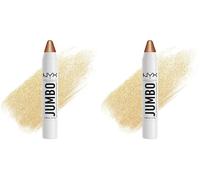 NYX Professional Makeup Jumbo Lápiz de ojos iluminador, Eyeliner y Sombra de ojos, Textura cremosa, Jumbo Highlighter Stick, Tono: Apple Pie (Paquete de 2)