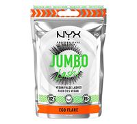 NYX Professional Makeup Jumbo Lashes Ego Flare, Pestañas postizas, Hasta 12H duración, Bandas invisibles, Reutilizables hasta x15, Pestañas veganas