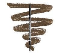 NYX Professional Makeup Lápiz de cejas perfectas Micro Brow Pencil, Dos lados: cepillo espiral y lápiz de cejas automático, Fórmula vegana, Tono: Ash Brown